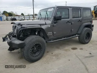 2018 Jeep Wrangler Unlimited Sport with VIN 1C4BJWDG4JL912811, listed as a Copart auction lot 54787925 with Not provided miles and Salvage title. Bid and sale history available at DreamBid. Image 1.
