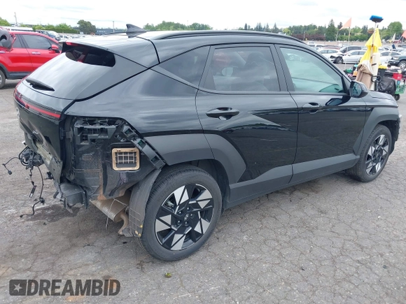 2024 Hyundai Kona SEL with VIN KM8HB3AB0RU180435, listed as a IAAI auction lot 42131943 with 18,853 mi miles. Bid and sale history available at carsss.com. Image 4.