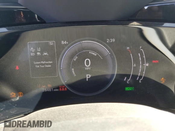 2022 Lexus NX with VIN 2T2AKCEZ1NC006969, listed as a Copart auction lot 77628164 with 28,481 mi miles and Salvage Title. Bid and sale history available at carsss.com. Image 9.