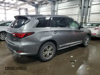 2019 Infiniti QX60 Luxe with VIN 5N1DL0MM7KC567163, listed as a Copart auction lot 49100445 with 89,030 mi miles and Salvage title. Bid and sale history available at DreamBid. Image 3.
