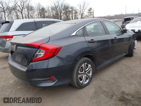 2017 Honda Civic Sedan LX with VIN 19XFC2F59HE225004, listed as a IAAI auction lot 41659263 with 77,829 mi miles. Bid and sale history available at carsss.com. Image 4.