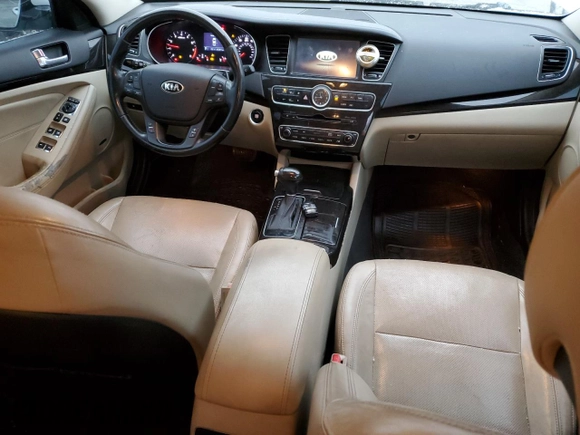 2014 Kia Cadenza Premium with VIN KNALN4D77E5127008, listed as a Copart auction lot 86964554 with 144,381 mi miles and Salvage Title. Bid and sale history available at carsss.com. Image 8.
