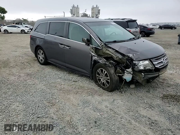 2011 Honda Odyssey EX with VIN 5FNRL5H46BB070299, listed as a Copart auction lot 50550385 with 167,544 mi miles and Salvage Title. Bid and sale history available at carsss.com. Image 12.