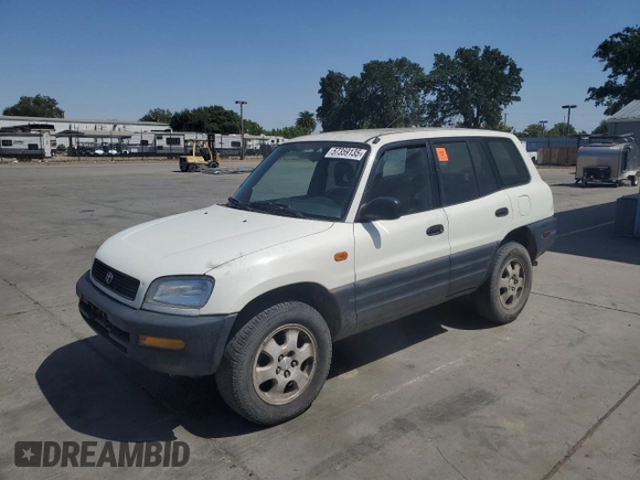 1996 Toyota RAV4 with VIN JT3GP10V3T0005875, listed as a Copart auction lot 57359135 with 240,763 mi miles and Salvage Title. Bid and sale history available at DreamBid. Image 1.
