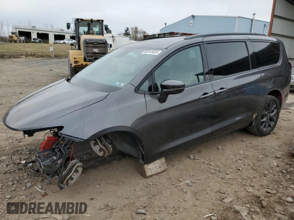 2022 Chrysler Pacifica Limited with VIN 2C4RC3GG0NR167264, listed as a Copart auction lot 80141624 with 29,244 mi miles and Salvage title. Bid and sale history available at DreamBid. Image 1.
