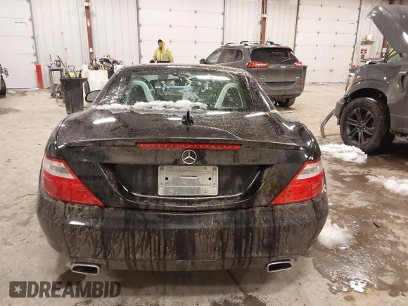 2012 Mercedes-Benz SLK 350 with VIN WDDPK5HA9CF017776, listed as a IAAI auction lot 41482948 with 71,527 mi miles and . Bid and sale history available at DreamBid. Image 16.