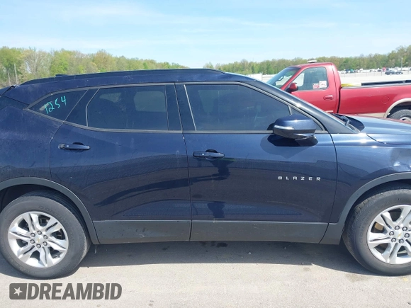 2020 Chevrolet Blazer LT with VIN 3GNKBCRSXLS690885, listed as a IAAI auction lot 42093344 with 61,608 mi miles and . Bid and sale history available at DreamBid. Image 13.