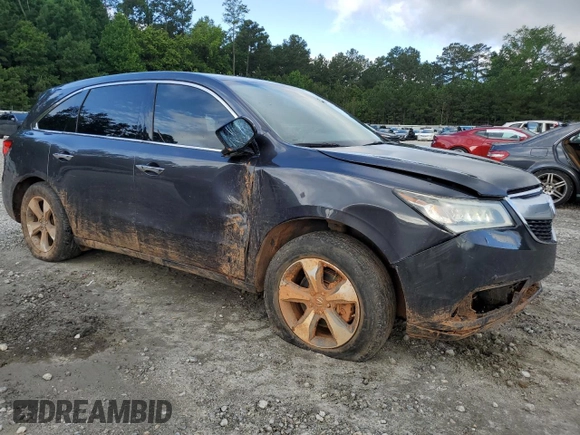 2016 Acura MDX с VIN 5FRYD4H25GB044753, выставлен на аукционе Copart как лот 59994665 с пробегом 135 766 миль миль и Списание • Salvage title. История ставок и продаж доступна на DreamBid. Изображение 4.