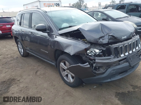 2014 Jeep Compass Sport with VIN 1C4NJCBB4ED789823, listed as a IAAI auction lot 41215251 with 152,709 mi miles. Bid and sale history available at carsss.com. Image 1.