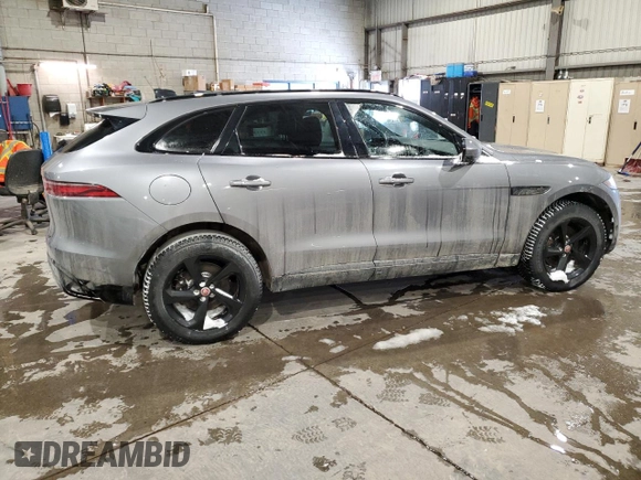 2021 Jaguar F-Pace S with VIN SADCJ2EX9MA683249, listed as a Copart auction lot 45011085 with 98,463 mi miles and Salvage title. Bid and sale history available at DreamBid. Image 3.