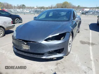 2017 Tesla Model S 100D with VIN 5YJSA1E20HF198503, listed as a IAAI auction lot 41843782 with 77,281 mi miles and . Bid and sale history available at DreamBid. Image 6.