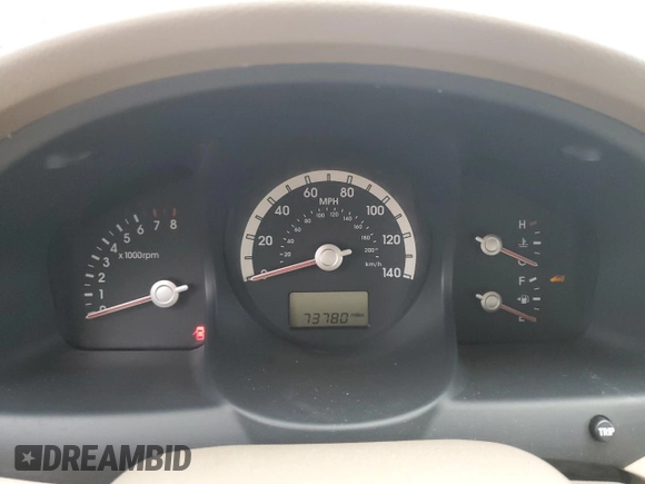 2005 Kia Sportage LX with VIN KNDJF723057131284, listed as a Copart auction lot 74563624 with Not Provided miles and Non Repairable. Bid and sale history available at carsss.com. Image 9.