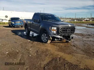 2023 Ford F-150 XL with VIN 1FTMF1C50PKF62668, listed as a Copart auction lot 88860525 with 20,170 mi miles and Salvage Title. Bid and sale history available at carsss.com. Image 10.