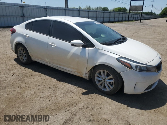 2017 Kia Forte LX with VIN 3KPFL4A72HE075855, listed as a Copart auction lot 52807335 with 76,521 mi miles and Salvage Title. Bid and sale history available at carsss.com. Image 4.