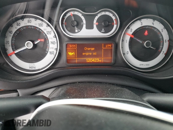 2015 FIAT 500L Urbana Trekking with VIN ZFBCFADH9FZ034057, listed as a Copart auction lot 43781215 with 120,423 mi miles and Salvage Title. Bid and sale history available at DreamBid. Image 9.