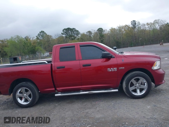 2014 Ram 1500 Express with VIN 1C6RR6FT2ES153869, listed as a IAAI auction lot 41927392 with 161,176 mi miles and . Bid and sale history available at DreamBid. Image 13.