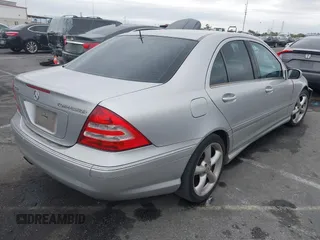 2005 Mercedes-Benz C 230 Kompressor with VIN WDBRF40JX5F629659, listed as a IAAI auction lot 41772158 with 183,008 mi miles and . Bid and sale history available at DreamBid. Image 4.