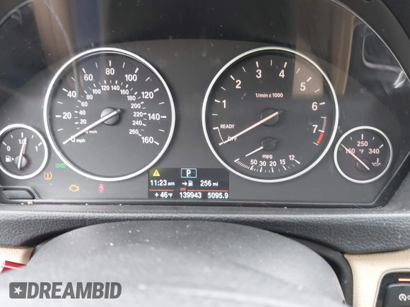 2014 BMW 3 Series 328i xDrive with VIN WBA3B5G50ENS06304, listed as a IAAI auction lot 41402704 with 139,943 mi miles. Bid and sale history available at carsss.com. Image 15.