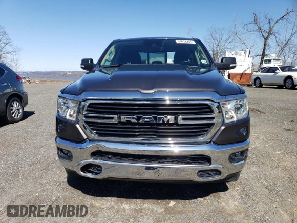 2021 Ram 1500 Big Horn with VIN 1C6SRFBT1MN831337, listed as a Copart auction lot 51418785 with 69,700 mi miles and Salvage Title. Bid and sale history available at carsss.com. Image 5.
