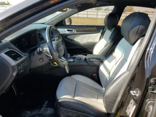 2019 Genesis G80 3.3T Sport with VIN KMHGN4JB6KU289917, listed as a Copart auction lot 75815714 with 45,346 mi miles and Salvage Title. Bid and sale history available at carsss.com. Image 7.