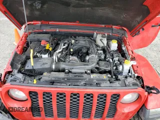 2023 Jeep Gladiator Sport S с VIN 1C6HJTAG4PL503155, выставлен на аукционе Copart как лот 60694875 с пробегом 17 480 миль миль и Списание • Salvage title. История ставок и продаж доступна на DreamBid. Изображение 11.