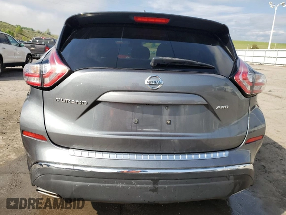 2015 Nissan Murano S with VIN 5N1AZ2MH2FN230944, listed as a Copart auction lot 58028525 with 116,907 mi miles and Salvage title. Bid and sale history available at DreamBid. Image 6.