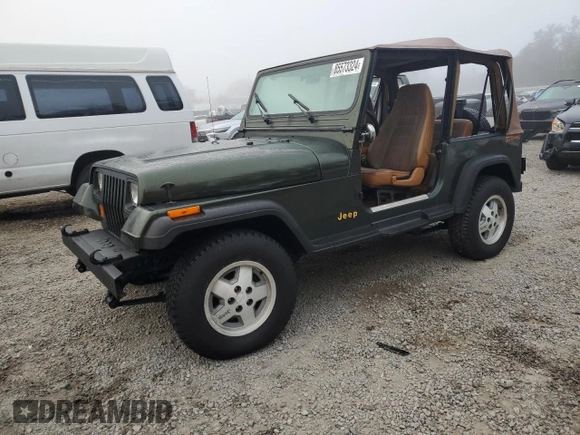 1995 Jeep Wrangler S with VIN 1J4FY19P4SP224403, listed as a Copart auction lot 85573324 with 0 mi miles and Salvage Title. Bid and sale history available at carsss.com. Image 1.
