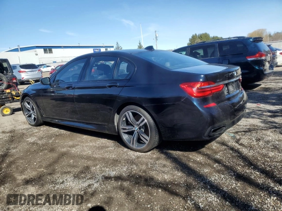 2017 BMW 7 Series 750i xDrive with VIN WBA7B0C55HG527032, listed as a Copart auction lot 52026415 with 67,722 mi miles and Clean title. Bid and sale history available at DreamBid. Image 2.
