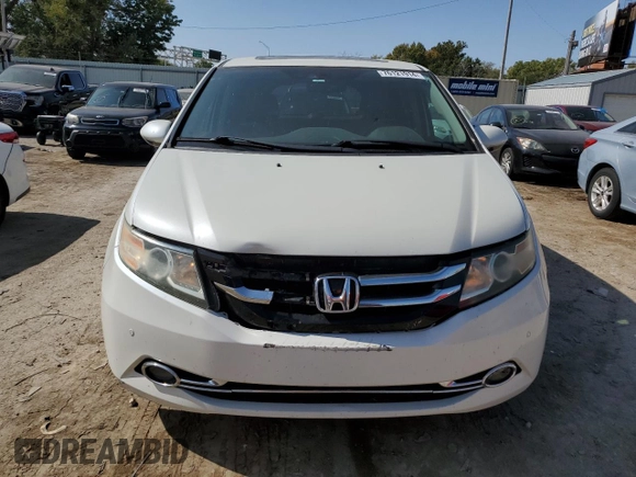 2014 Honda Odyssey Touring z VIN 5FNRL5H92EB059168, wystawiony jako Copart lot #76121914 z przebiegiem 264 715 mil mil oraz Szkoda całkowita • Salvage title. Historia ofert i sprzedaży dostępna na DreamBid. Obrazek 5.