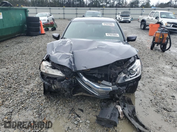 2017 Honda Accord Sedan Sport with VIN 1HGCR2F59HA171533, listed as a Copart auction lot 47923565 with 135,960 mi miles and Salvage Title. Bid and sale history available at carsss.com. Image 5.