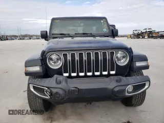 2022 Jeep Wrangler Unlimited Sahara with VIN 1C4HJXEG3NW248021, listed as a Copart auction lot 47555775 with 31,479 mi miles and Salvage Title. Bid and sale history available at DreamBid. Image 5.