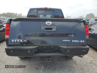 2015 Nissan Titan Pro-4X with VIN 1N6BA0EC1FN507894, listed as a Copart auction lot 65784274 with 147,576 mi miles and Salvage title. Bid and sale history available at DreamBid. Image 6.