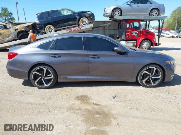 2019 Honda Accord Sport with VIN 1HGCV1F31KA082048, listed as a IAAI auction lot 41986189 with 78,708 mi miles and . Bid and sale history available at DreamBid. Image 13.