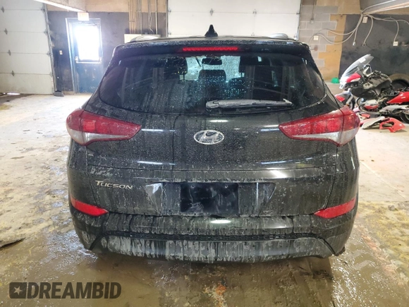 2018 Hyundai Tucson SEL Plus with VIN KM8J33A40JU722637, listed as a Copart auction lot 46035195 with 90,319 mi miles and Salvage Title. Bid and sale history available at carsss.com. Image 6.