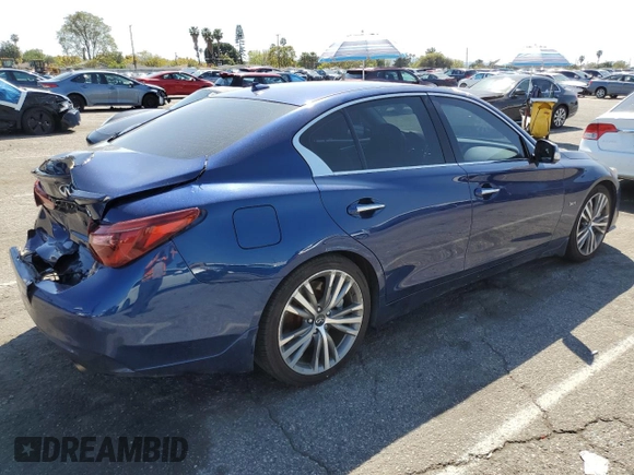 2020 Infiniti Q50 3.0t SPORT with VIN JN1EV7AP4LM208572, listed as a Copart auction lot 49239485 with 70,735 mi miles and Salvage Title. Bid and sale history available at carsss.com. Image 3.