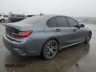 2022 BMW 3 Series M340i xDrive with VIN 3MW5U9J00N8C25719, listed as a Copart auction lot 48188795 with 21,969 mi miles and Salvage Title. Bid and sale history available at carsss.com. Image 3.