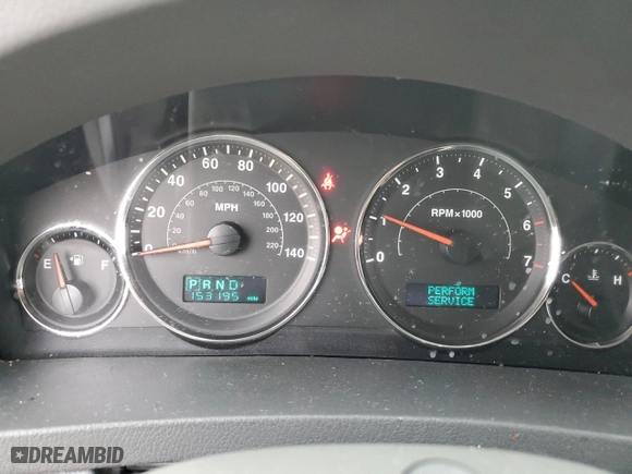 2007 Jeep Grand Cherokee Limited with VIN 1J8HR58P17C642901, listed as a Copart auction lot 48609185 with 153,195 mi miles and Salvage Title. Bid and sale history available at carsss.com. Image 9.