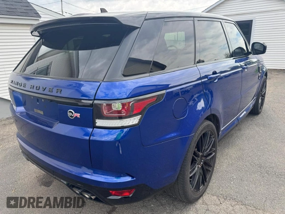 2016 Land Rover Range Rover Sport SVR с VIN SALWZ2EFXGA561117, выставлен на аукционе Copart как лот 57286615 с пробегом 88 039 миль миль и Чистый • Clean title. История ставок и продаж доступна на DreamBid. Изображение 3.