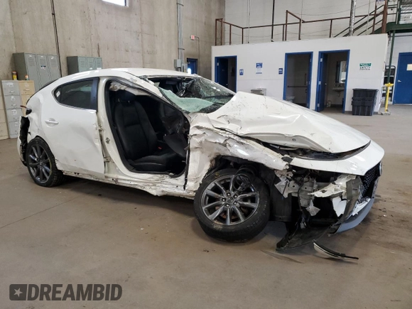 2019 Mazda 3 Preferred with VIN JM1BPBMM1K1123736, listed as a Copart auction lot 53273035 with Not Provided miles and Non Repairable. Bid and sale history available at DreamBid. Image 4.