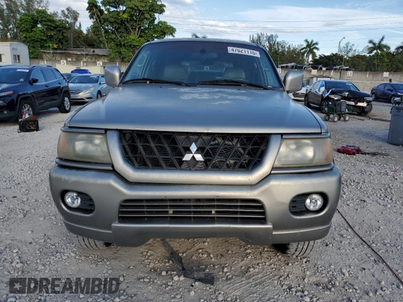 2002 Mitsubishi Montero z VIN JA4MT41R62J021195, wystawiony jako Copart lot #47021115 z przebiegiem 196 795 mil mil oraz Szkoda całkowita • Salvage title. Historia ofert i sprzedaży dostępna na DreamBid. Obrazek 5.