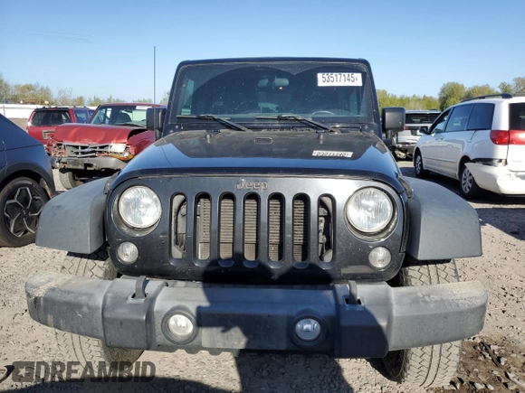 2016 Jeep Wrangler Unlimited Sport z VIN 1C4BJWDG5GL134169, wystawiony jako Copart lot #53517145 z przebiegiem 129 824 mil mil oraz Szkoda całkowita • Salvage title. Historia ofert i sprzedaży dostępna na DreamBid. Obrazek 5.