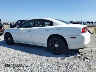 2014 Dodge Charger Police with VIN 2C3CDXAG4EH357758, listed as a Copart auction lot 44706135 with 103,787 mi miles and Salvage Title. Bid and sale history available at DreamBid. Image 2.