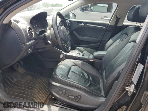 2015 Audi A3 Premium with VIN WAUBFGFF9F1054585, listed as a Copart auction lot 59415235 with 158,818 mi miles and Clean title. Bid and sale history available at DreamBid. Image 7.