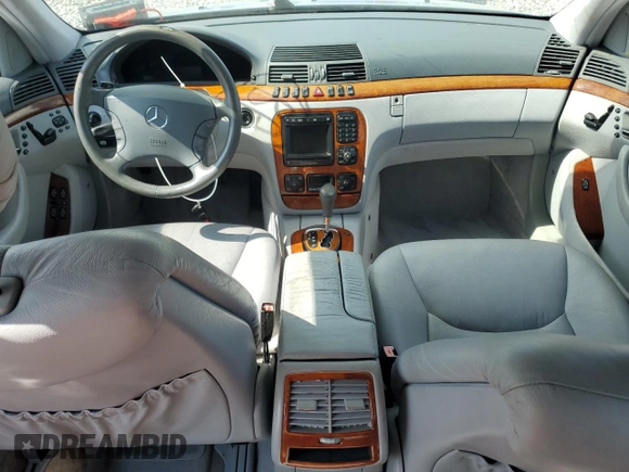 2002 Mercedes-Benz S-Class 4.3L with VIN WDBNG70J22A299862, listed as a Copart auction lot 71749794 with 0 mi miles and Non Repairable. Bid and sale history available at carsss.com. Image 8.