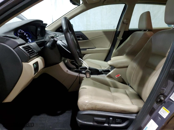 2015 Honda Accord Hybrid EX-L with VIN 1HGCR6F51FA003180, listed as a Copart auction lot 44713975 with 106,553 mi miles and Clean Title. Bid and sale history available at carsss.com. Image 7.