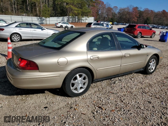 2000 Mercury Sable LS Premium with VIN 1MEFM55S8YG602894, listed as a Copart auction lot 82520124 with 58,092 mi miles and Clean Title. Bid and sale history available at carsss.com. Image 3.