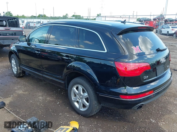 2015 Audi Q7 Premium with VIN WA1CGAFEXFD017935, listed as a IAAI auction lot 42549490 with 170,271 mi miles and . Bid and sale history available at DreamBid. Image 3.