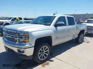 2015 Chevrolet Silverado 1500 LT with VIN 3GCPCRECXFG444827, listed as a IAAI auction lot 41928564 with 146,167 mi miles. Bid and sale history available at carsss.com. Image 2.