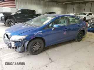2014 Honda Civic LX z VIN 19XFB2F51EE081043, wystawiony jako Copart lot #61014435 z przebiegiem 160 722 mil mil oraz Czysty tytuł • Clean title. Historia ofert i sprzedaży dostępna na DreamBid. Obrazek 1.