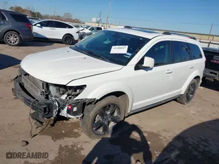 2018 Dodge Journey Crossroad with VIN 3C4PDDGG6JT499100, listed as a IAAI auction lot 41408887 with 113,036 mi miles. Bid and sale history available at carsss.com. Image 18.